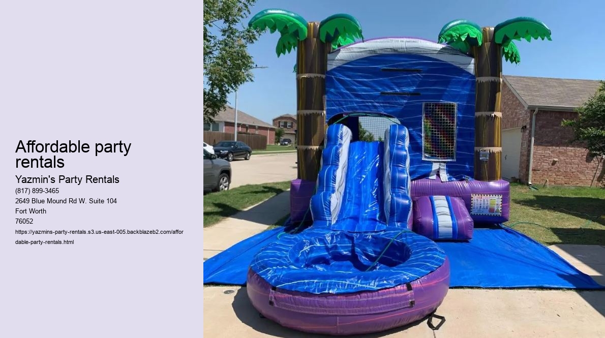 Jump into Joy with Yazmin's Party Rentals Bounce House Rentals in Alliance, TX!