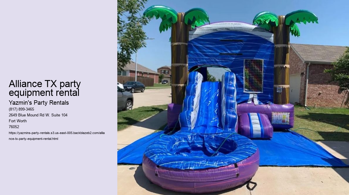 Alliance TX's Best Bounce House Rentals: Book Your Fun Today!