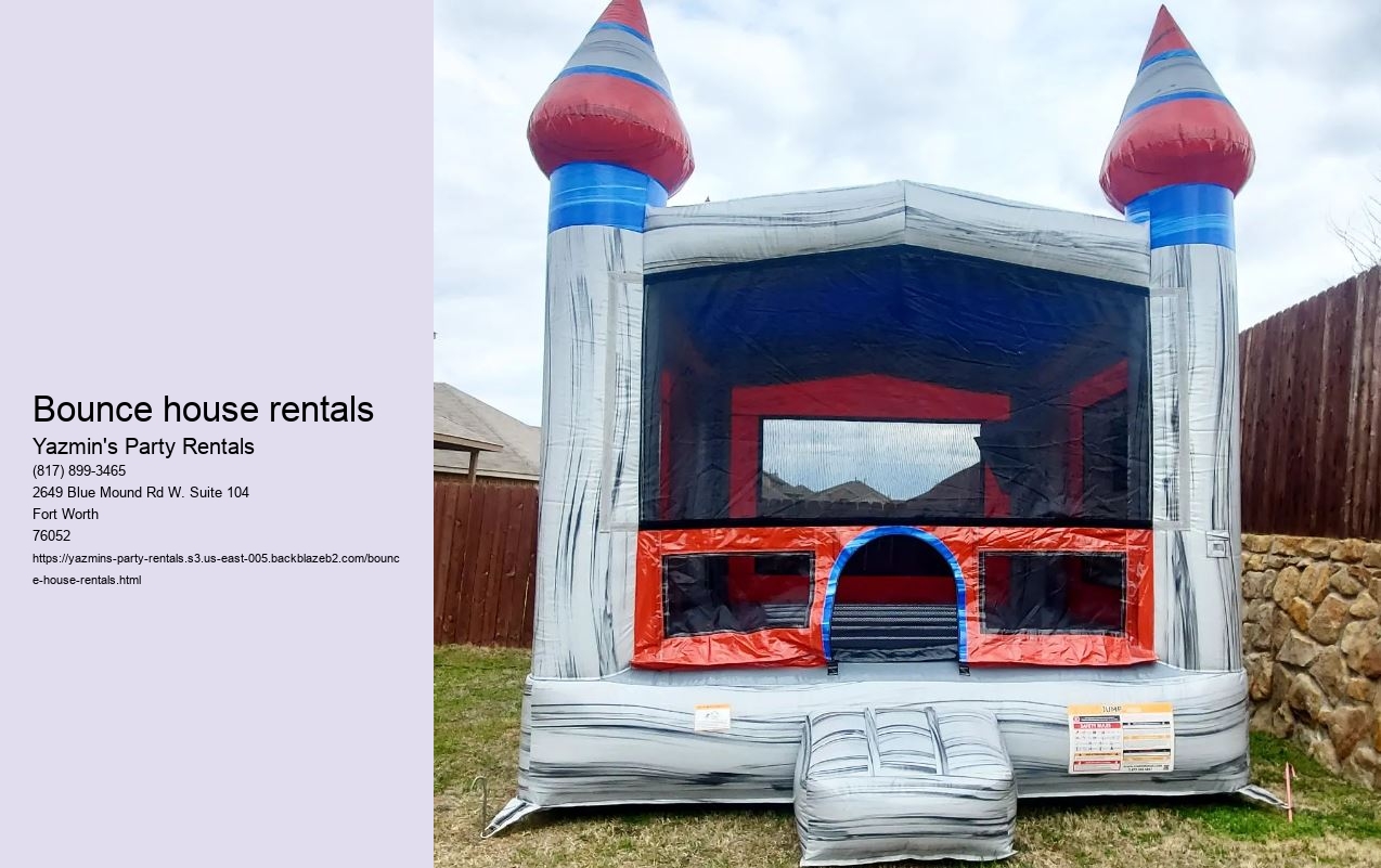 Bounce house rentals 